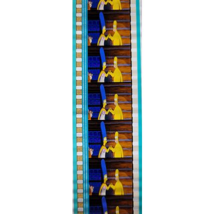 Simpsons Movie. Pk GEB - a019S . 1 STRIP OF 5 - 35MM FILM CELLS