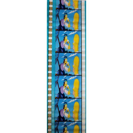 Simpsons Movie. Pk GEB - c057E . 1 STRIP OF 5 - 35MM FILM CELLS