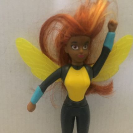 2016 McDonalds Happy Meal DC Super Hero Girls Bumblebee Loose 5''Figure