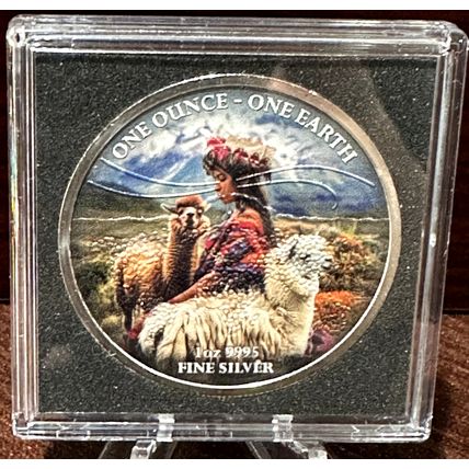 1 Oz Silver Collectible 2022 ONE EARTH Continents South America Only 300 Made