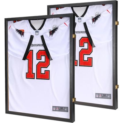 Jersey Wooden Frame Display Case -Shadow Box with 98% UV Protection Acrylic and