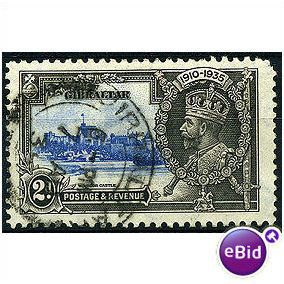 Gibraltar 1935 SG114 2d Ultra & Grey-Black Fine Used