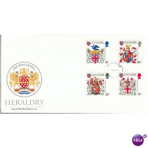 GB FDC 1984 - Heraldry