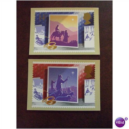 1988 GB Christmas PHQ 114 mint card set Nativity Star