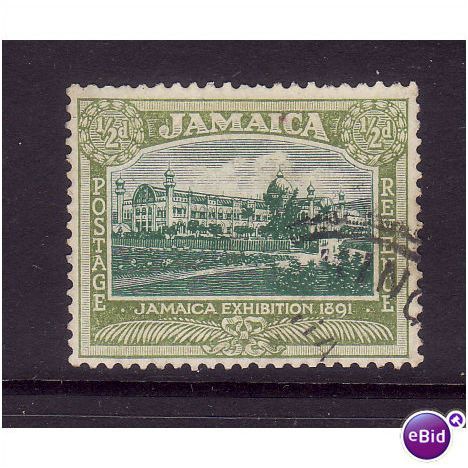 JAMAICA 1922 SG91 1/2d JAMAICA EXHIBITION FINE USED