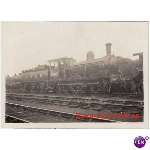Railway Photo LNER J21 1592 DONCASTER 1936 NER 0-6-0 Loco North Eastern