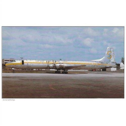 Lineas Aereas Sudamericana Canadair CL 44 D 4 Aircraft Postcard (A21942)