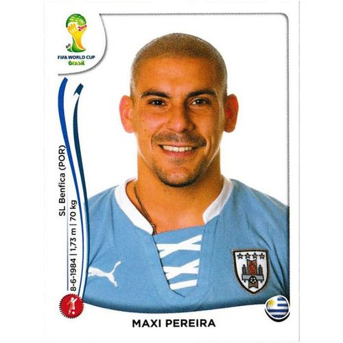 2014 Panini World Cup Soccer Stickers - #265 - Maxi Pereira