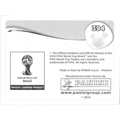 2014 Panini World Cup Soccer Stickers - #394 - Honduras Team