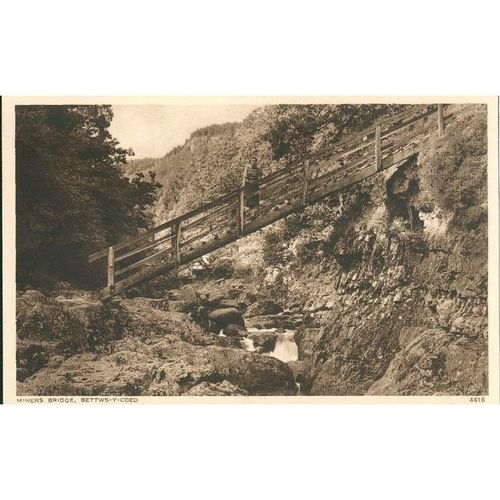 Vintage Photo-precision Ltd PC - Miner's Bridge, Betws-y-Coed, N. Wales - 4416