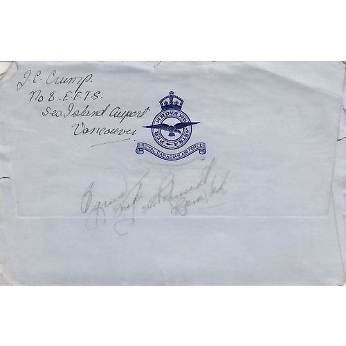 Canada, 1938 6c Air stamp on cover from Canadian Air Force, Vancouver to Regina.