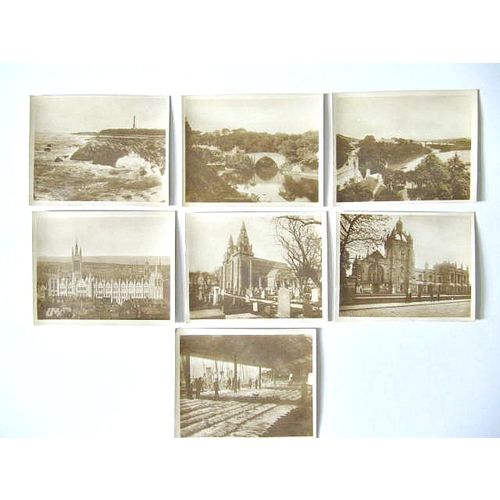 Aberdeen Scotland. Valentines vintage real photo snapshot booklet with 7 photos