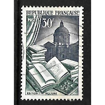FRANCE 1953 30F RARE BOOKS SG 1167A FINE USED #2