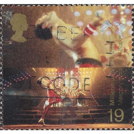 GB, Millenium, Freddy Mercury, brown 1999, 19p