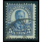 Used 637 5c Theodore Roosevelt Average M09185