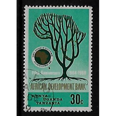KENYA UGANDA & TANGANYIKA 1969 AFRICAN BANK 30c EUPHORBIA TREE SG268 FINE USED