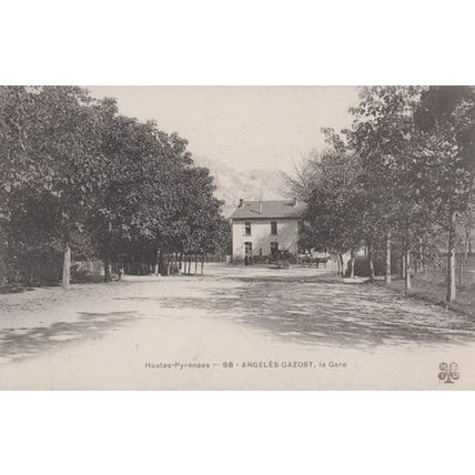 Argeles Gazost La Gare Antique French Postcard