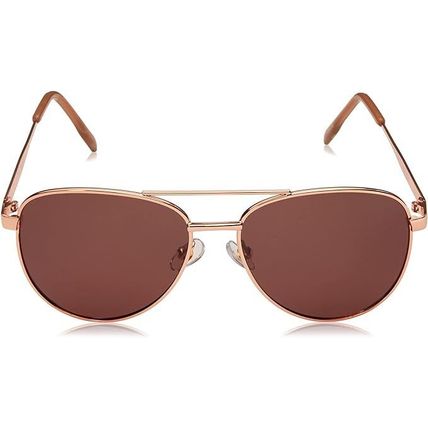 Foster Grant Women's Prelude Aviator Polarized Sunglasses Gold/Rose