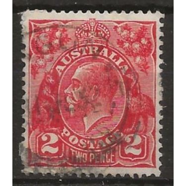 Australia 1930 SG99 2d Golden Scarlet Fine Used..