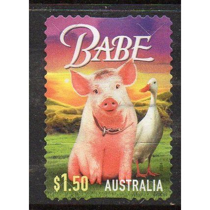 AUSTRALIA: 2024, KIDS' SHOWTIME GREATS, 'BABE', USED SELF-ADHESIVE STAMP. 807/8