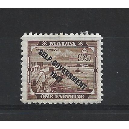Malta.SG234 1/4d Grand Harbour,Valletta.Mounted Mint.Apr25a