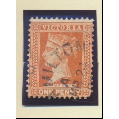 Victoria (Australia) Stamp Scott #169, Used, City/Date Cancel