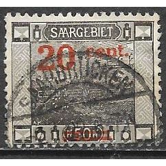 Sarre N° 73 YVERT OBLITERE ( USED )