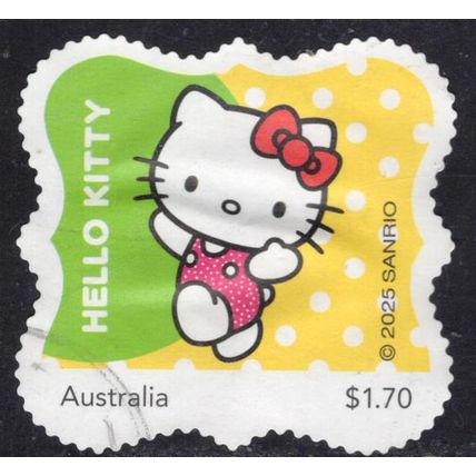 2025 HELLO KITTY AND FRIENDS, USED SELF-ADHESIVE MYSTAMP. 13/14