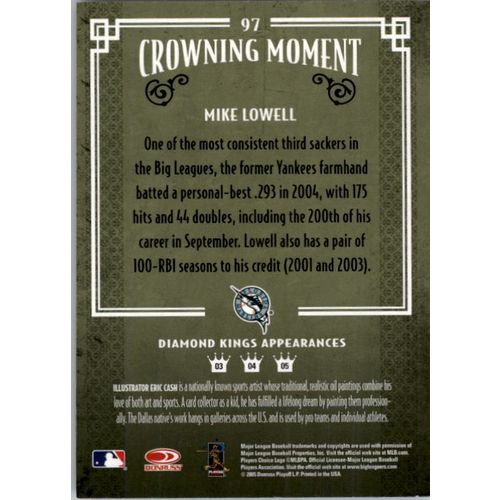 2005 Donruss Diamond Kings Mike Lowell