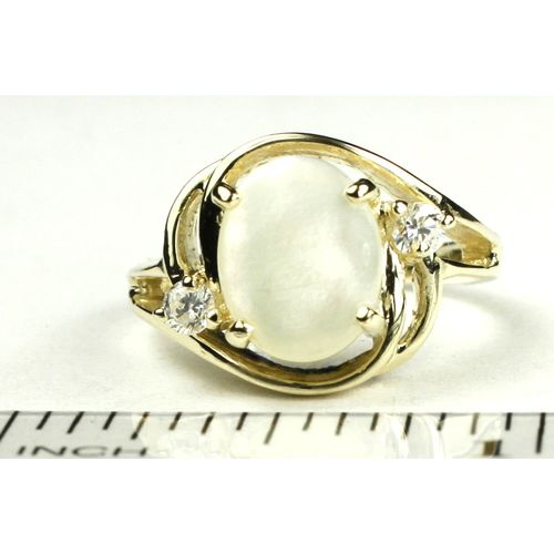 Mother of Pearl, 10KY Gold Ring, R021