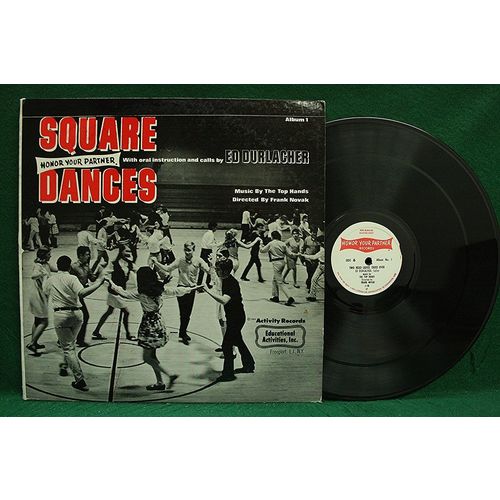 Ed Durlacher/Top Hands/Novak - Square Dances - 78 RPM 12”-3 Vinyl - EA 1 - NM