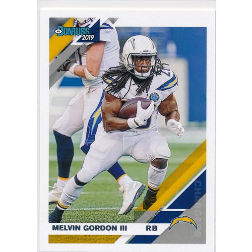 2019 Donruss Football Base 131 Melvin Gordon III Los Angeles Chargers