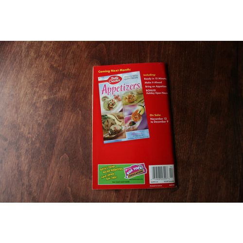 Betty Crocker Holiday Easy Entertaining Cook Booklet, (2002) #190