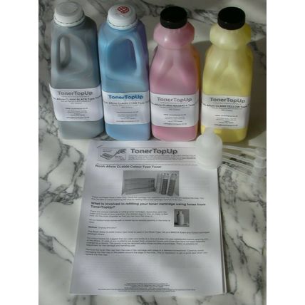 Rainbow Pack Toner Refills Ricoh CL4000 SP-C410 420 Type 145 888311 888308