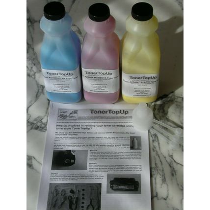 Rainbow Pack Toner Refills for Ricoh AFICIO 3006 4006 4106 Type K1 887933 887927