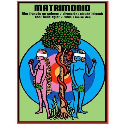 Movie Poster for film MATRIMONIO.Eden.Eve Adam.Apple.Home office Room art decor