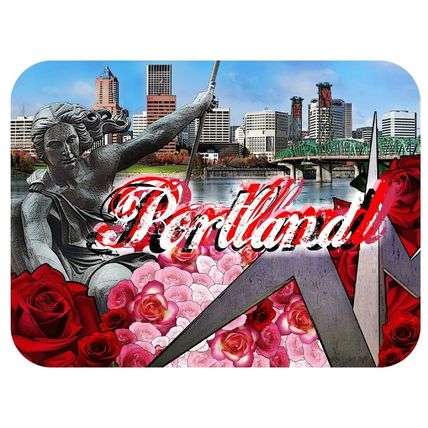 Portland Oregon Fridge Magnet