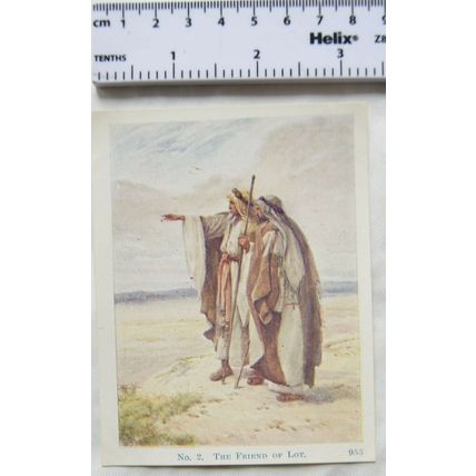 Vintage: Scholar's Lesson Pictures No. 2 The Friend of Lot