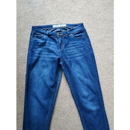 Denim & Co, Ladies ladies Skinny' Denim Jeans, Size 10, inside leg 27"