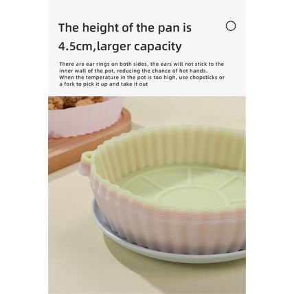 Silicone Air Fryer Air Fryer Reusable Air Fryer Pizza Pastry Pots Molds Kitchen
