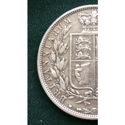 Queen Victoria 1883 Silver Half Crown High Grade Lovely Coin