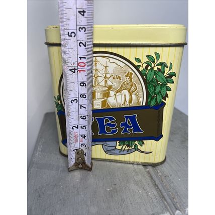Tea Empty Tin Collectable Container Display Decor