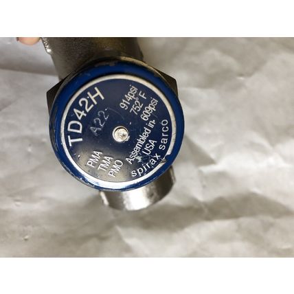 SPIRAX SARCO TD42H W/ Blowdown Valve THERMODYNAMIC 3/4” STEEL STEAM TRAP,BK