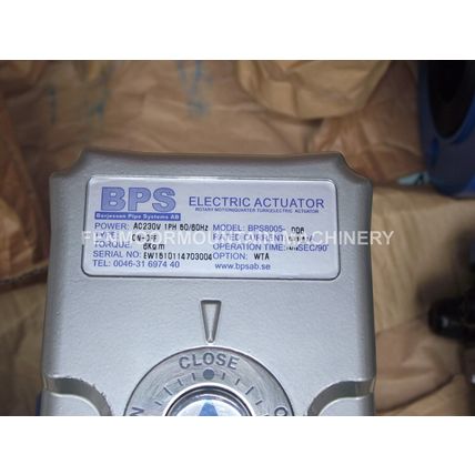 780702 Meson Butterfly Valve DN65 PN16 BPS Electric Actuator Marine Grade yacht