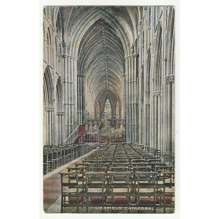 Lichfield Cathedral. Printed by Cardinal.