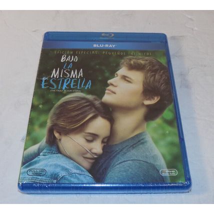 Bajo La Misma Estrella The Fault in Our Stars Blu-Ray DVD Movie Region A