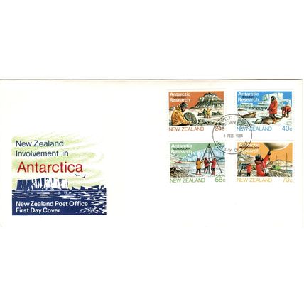 New Zealand 1984 Antarctic Research, First Day cover