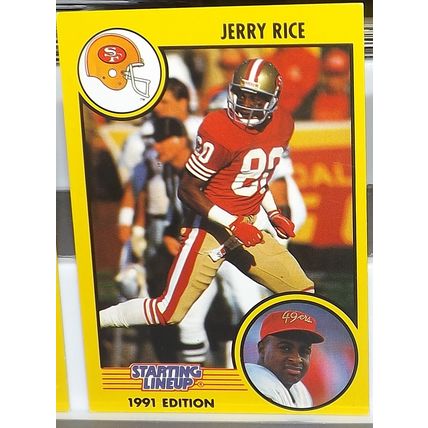 1991 Starting Lineup x 5 Anderson, Esiason, Okoye, Rice, Sanders