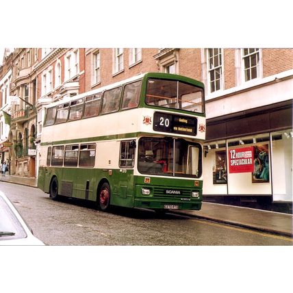 Colour Photograph of Nottingham Corporation Transport. - G370 RTO