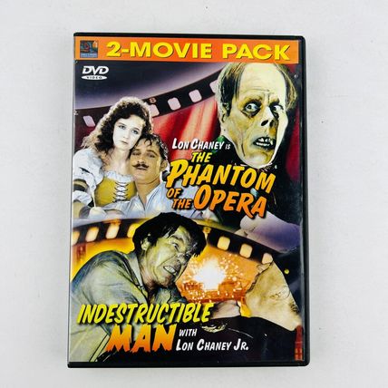 The Phantom of the Opera / Indestructible Man (2-Movie Pack) DVD